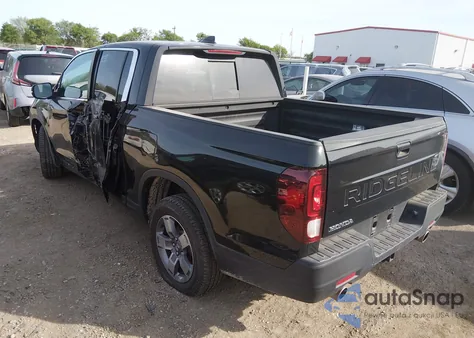 2025 Honda Ridgeline Rtl z USA, uszkodzony, nr VIN 5FPYK3F50SB036767